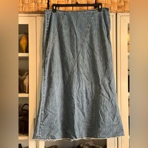 Maxi Jean Skirt